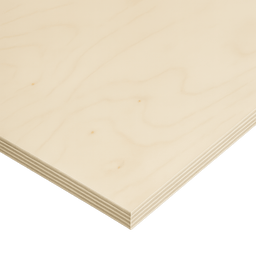 1/4" Baltic Birch Plywood G1S Veneer - 4'x8' - Kingma Lumber