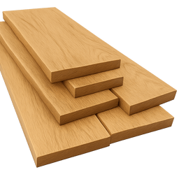 8/4 Red Oak Live Edge Rough Sawn Lumber - Kingma Lumber