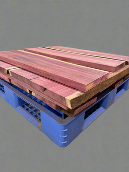 5/4 Purple Heart Live Edge Flat Rate 40”L x 7-10” wide