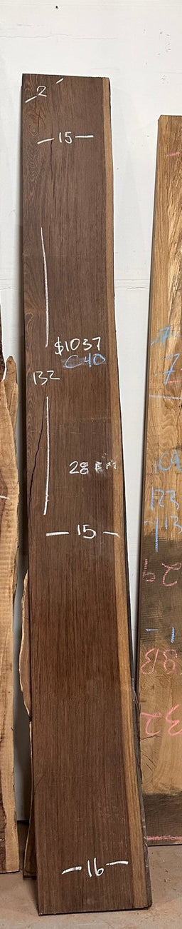 Wenge Live Edge Slab (C40) - Kingma Lumber