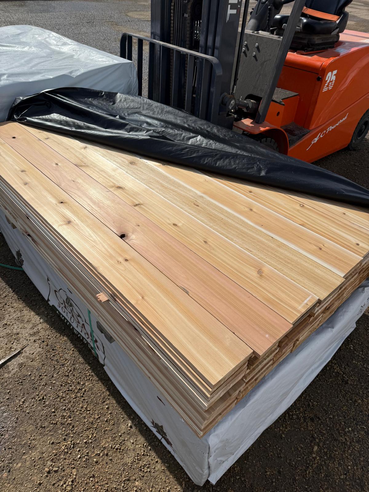 1" x 6" Cedar Fencing - 6' - Kingma Lumber Edmonton
