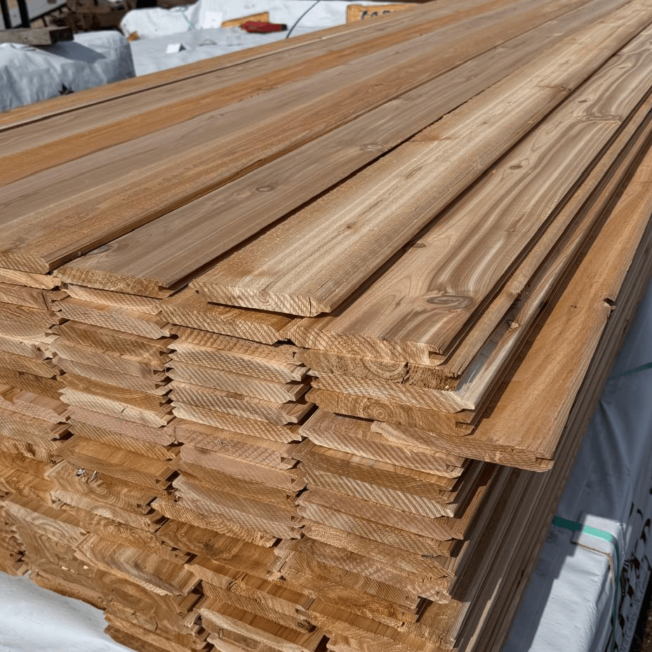 1" x 6" Cedar Tongue & Groove (T&G) - Wood - Kingma Lumber Edmonton