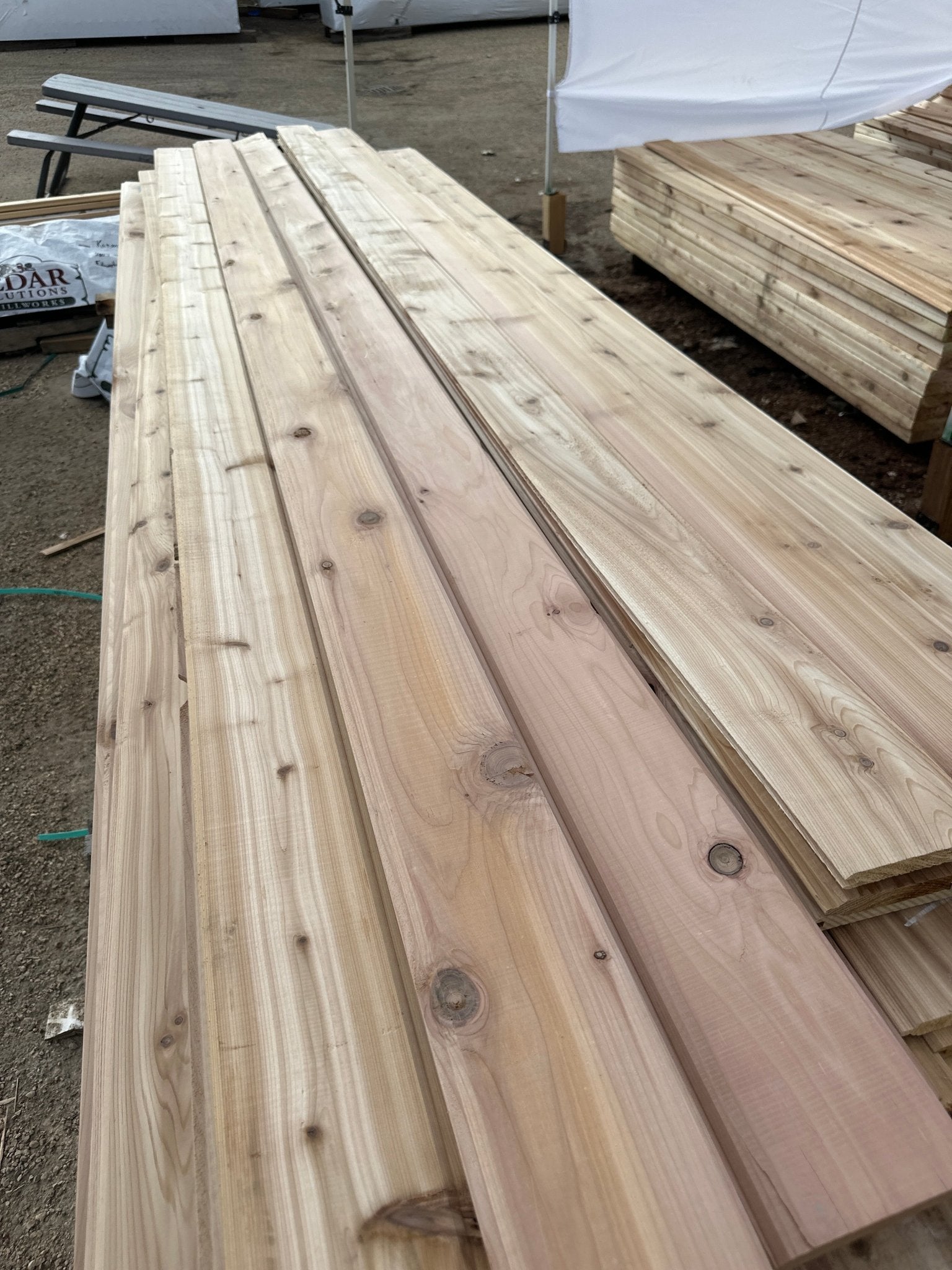 1" x 6" Cedar Tongue & Groove (T&G) - Wood - Kingma Lumber Edmonton