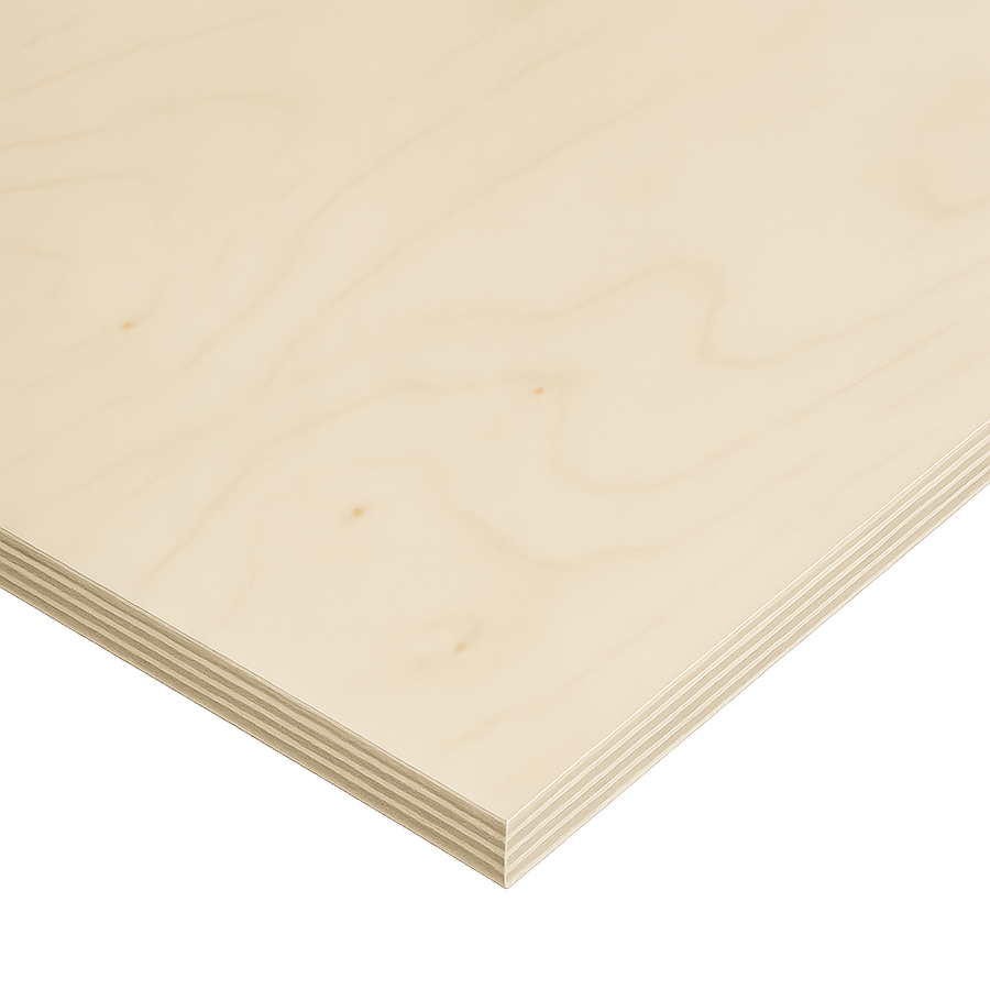 1/4" Baltic Birch Plywood G1S Veneer - 4'x8' - Kingma Lumber