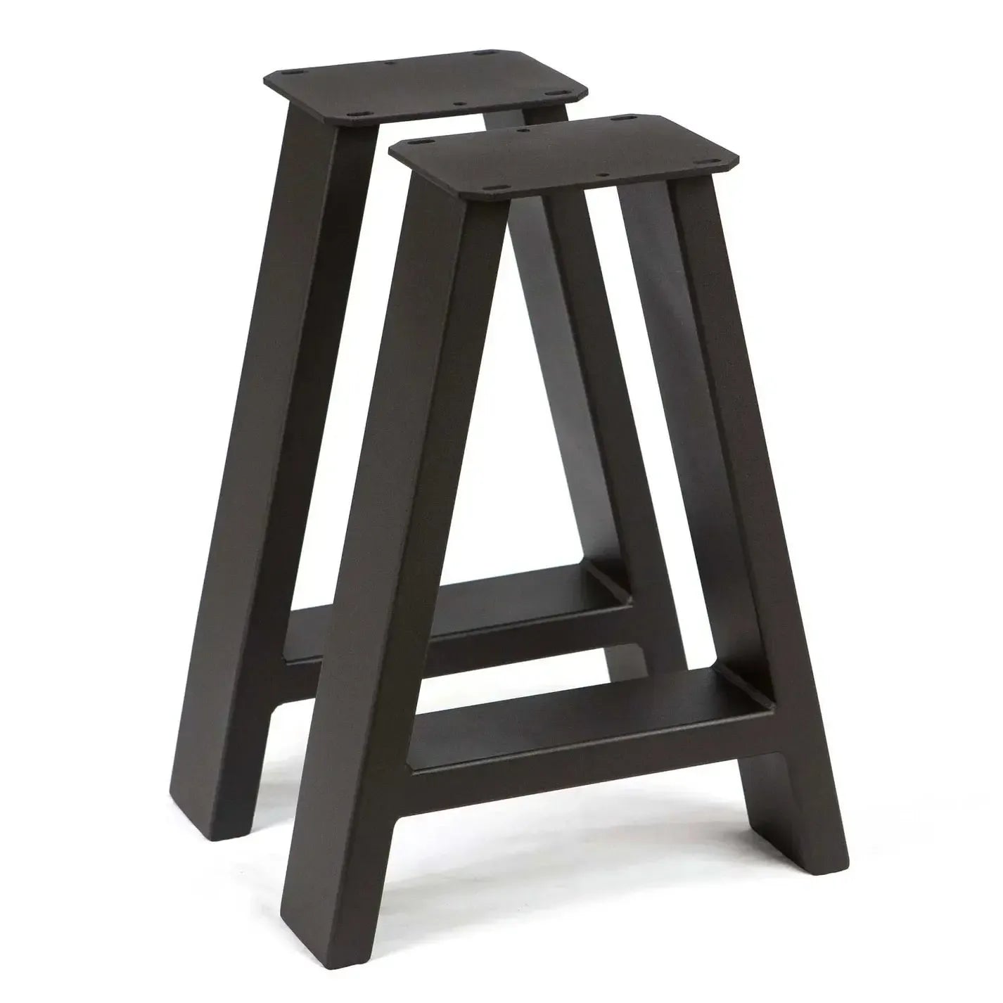 16" A Metal Coffee Table Leg Set (2) - Black - Kingma Lumber