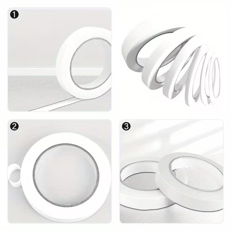 Heavy Duty Double Sided Template Tape 20mm x 50m – No Residue, High Viscosity, Tearable