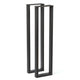 28" U Metal Console Table Leg Set (2) - Black - Kingma Lumber