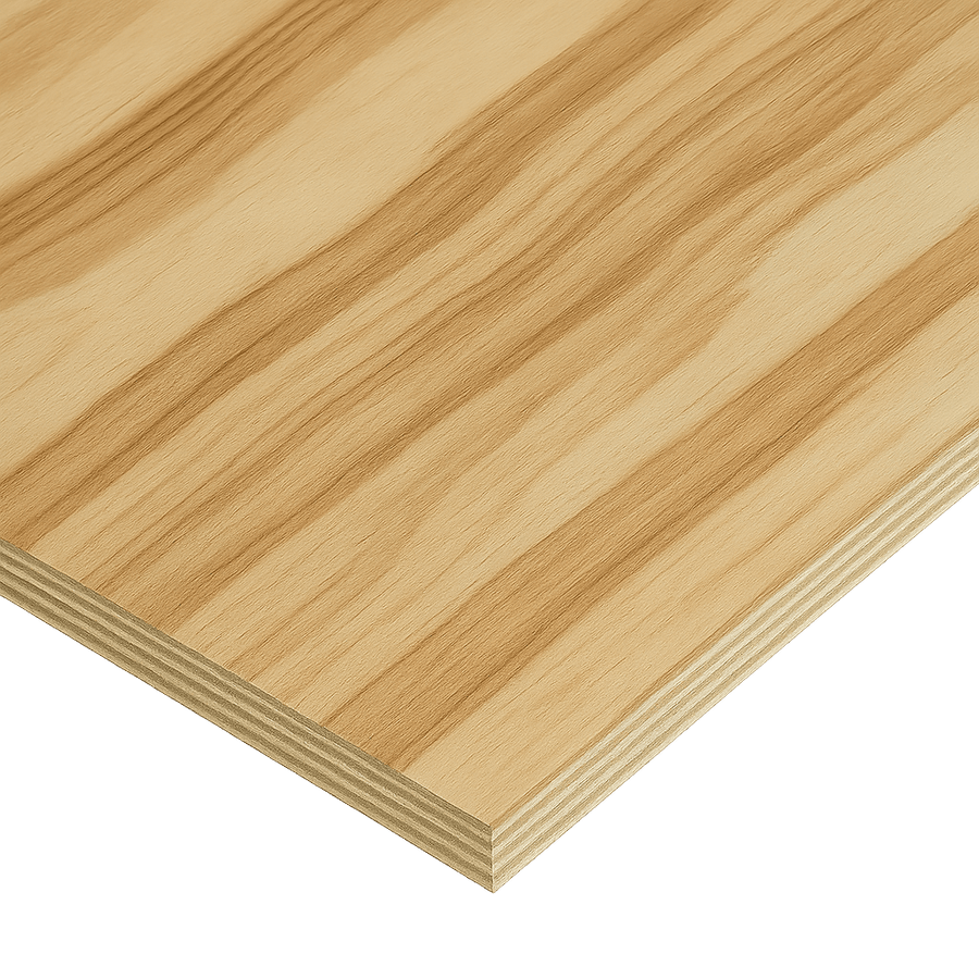 3/4 Hickory Veneer Plywood - 4'x8' Sheet - Kingma Lumber