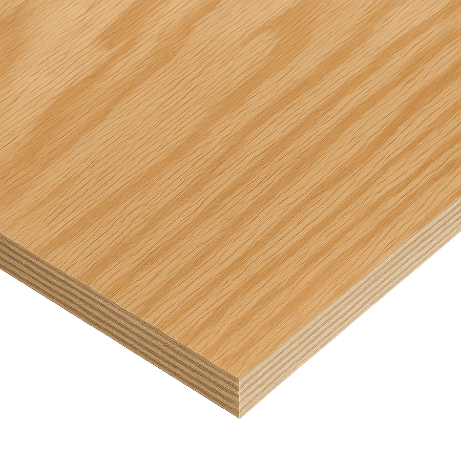 3/4" Red Oak Plywood Veneer - Grade A2 - 4'x8' - Kingma Lumber