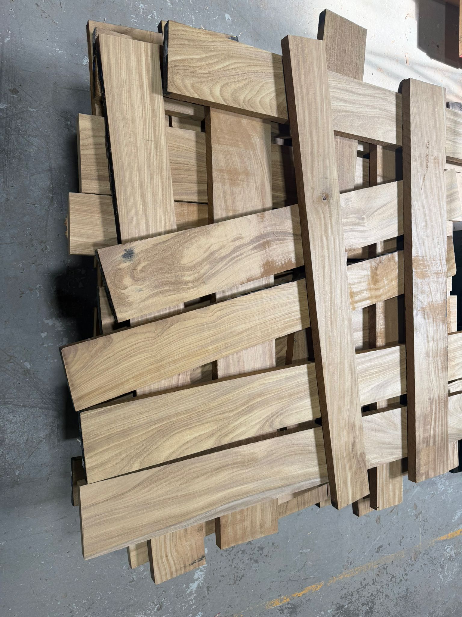 4/4 Afromosia Flat Rate Hardwood Board - African Teak - Kingma Lumber Edmonton