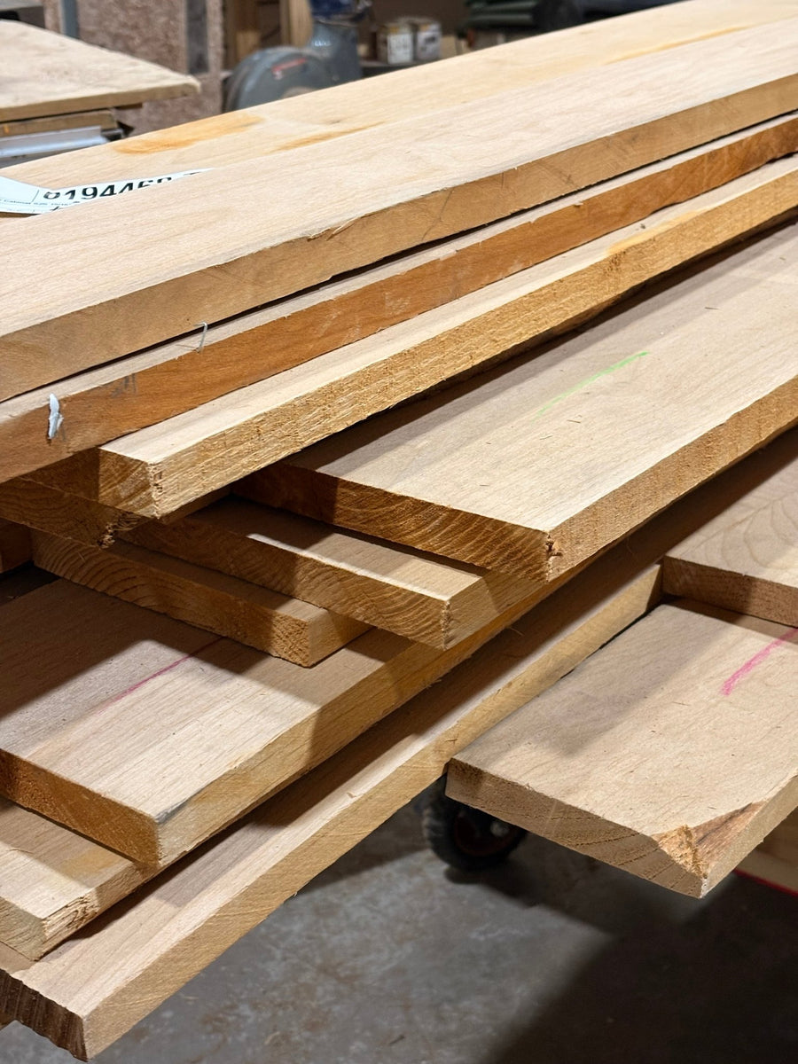 4/4 Alder Rough Sawn Lumber - Furniture Grade Hardwood - Rough Sawn Lumber - Kingma Lumber Edmonton