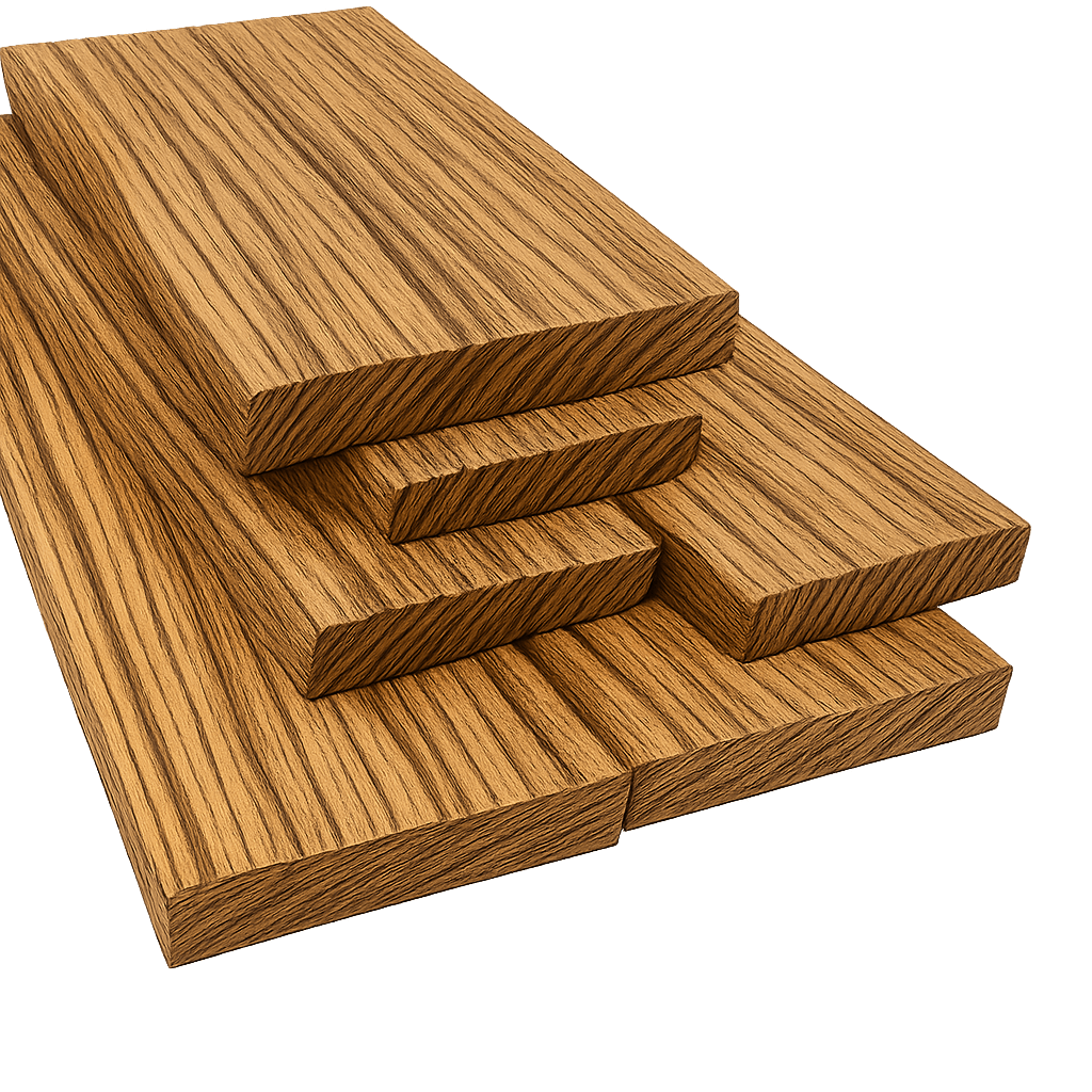 4/4 Zebra Wood Rough Sawn Lumber - Kingma Lumber
