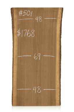 501 – Walnut Live Edge Slab 3” Thick, 48” x 69” – Edmonton Lumber - Kingma Lumber