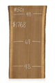 501 – Walnut Live Edge Slab 3” Thick, 48” x 69” – Edmonton Lumber - Kingma Lumber