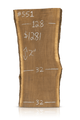 551 – Walnut Live Edge Slab 3” Thick, 36” x 71” – Edmonton Lumber - Kingma Lumber