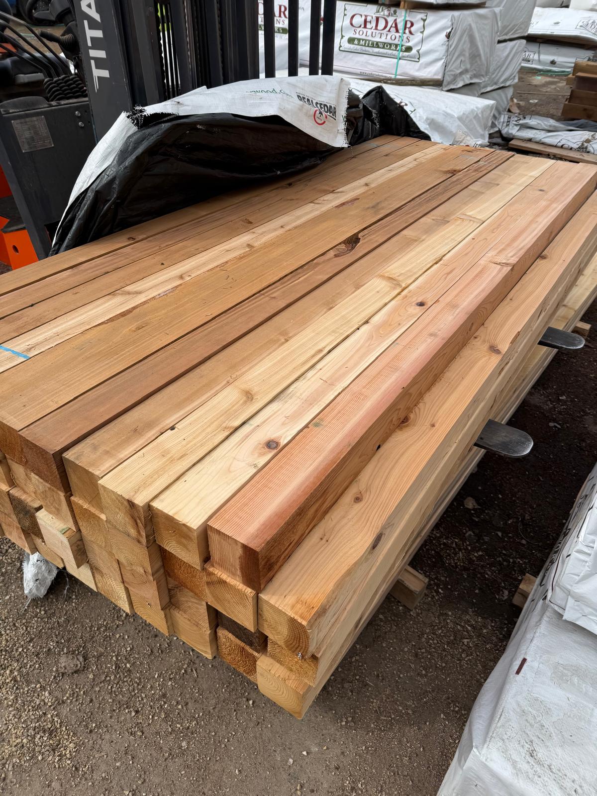 6"x6" Cedar Posts - Kingma Lumber Edmonton