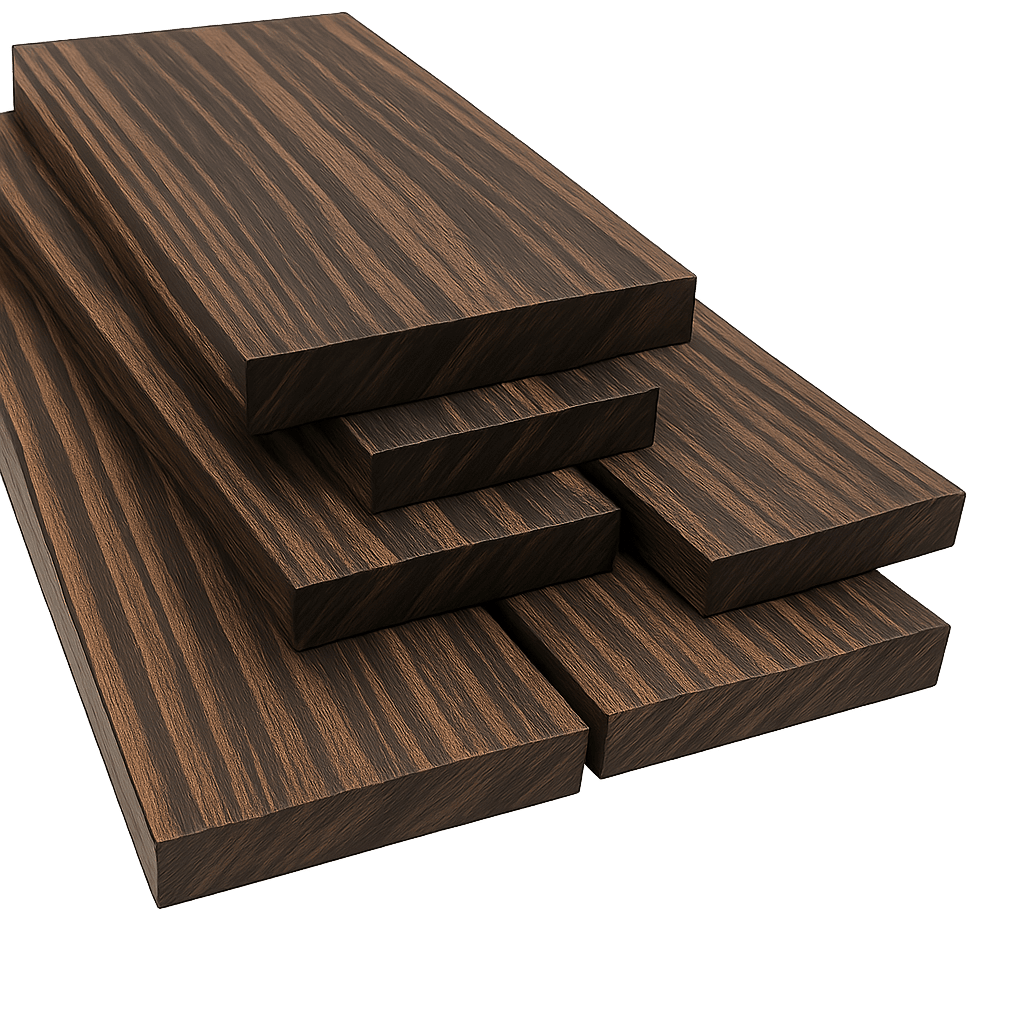 7' x 7" 10/4 Makassar Ebony board - Kingma Lumber Edmonton