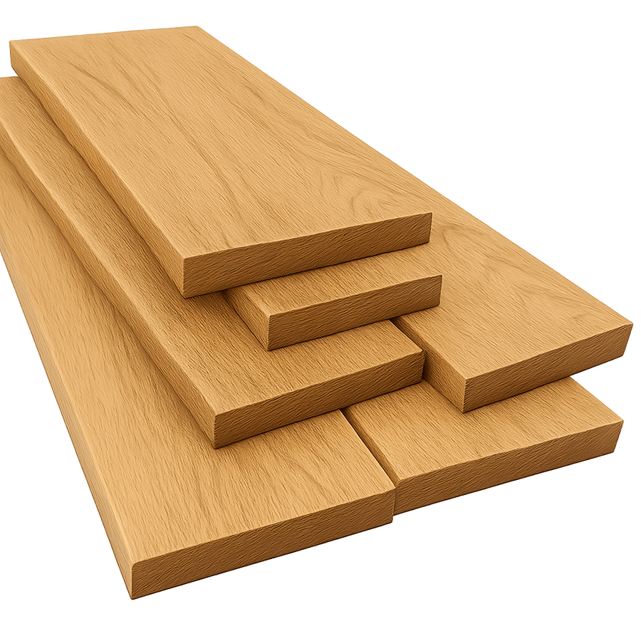 8/4 Red Oak Live Edge Rough Sawn Lumber - Kingma Lumber