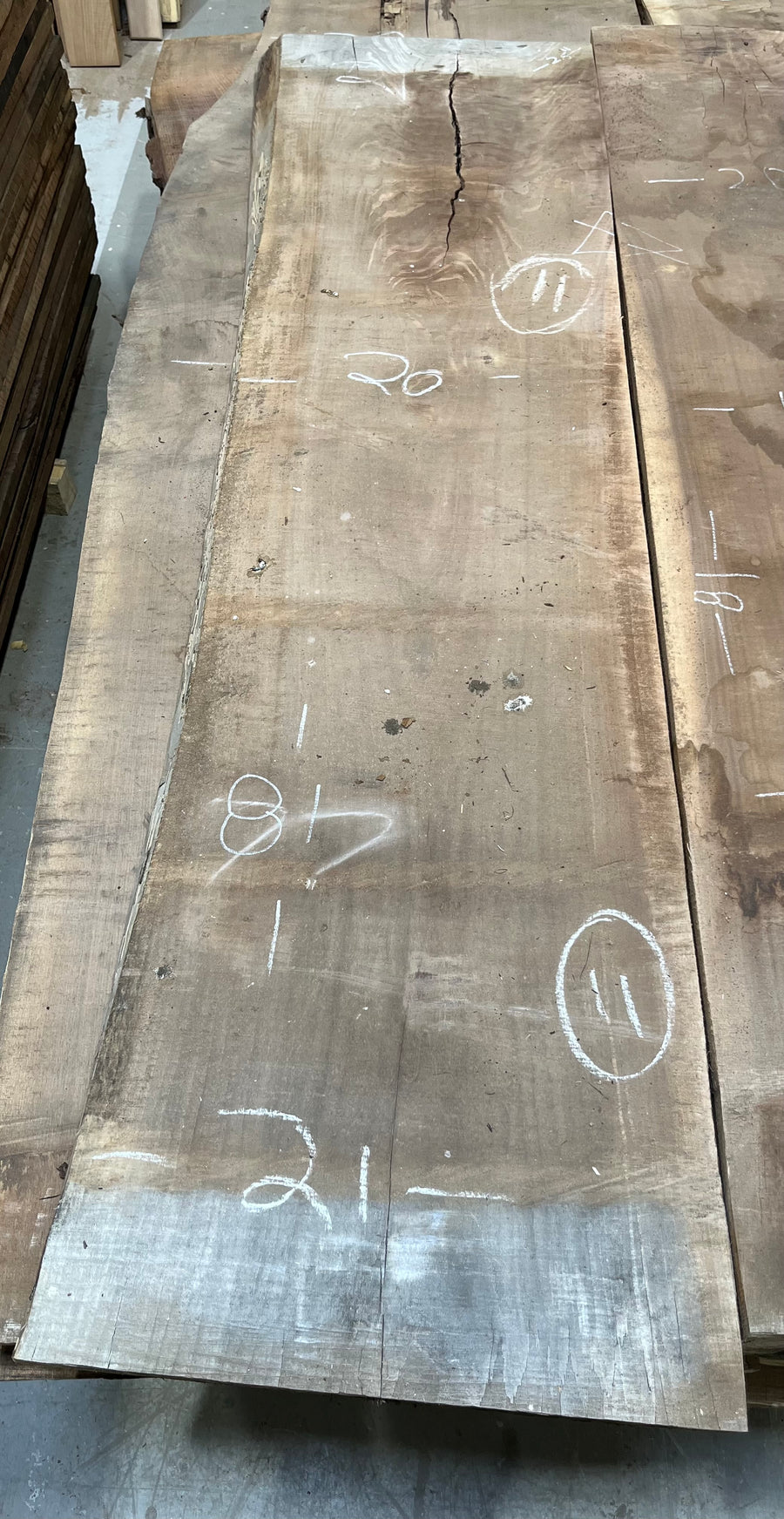 Black Walnut Live Edge Slab Bookmatch BWC17