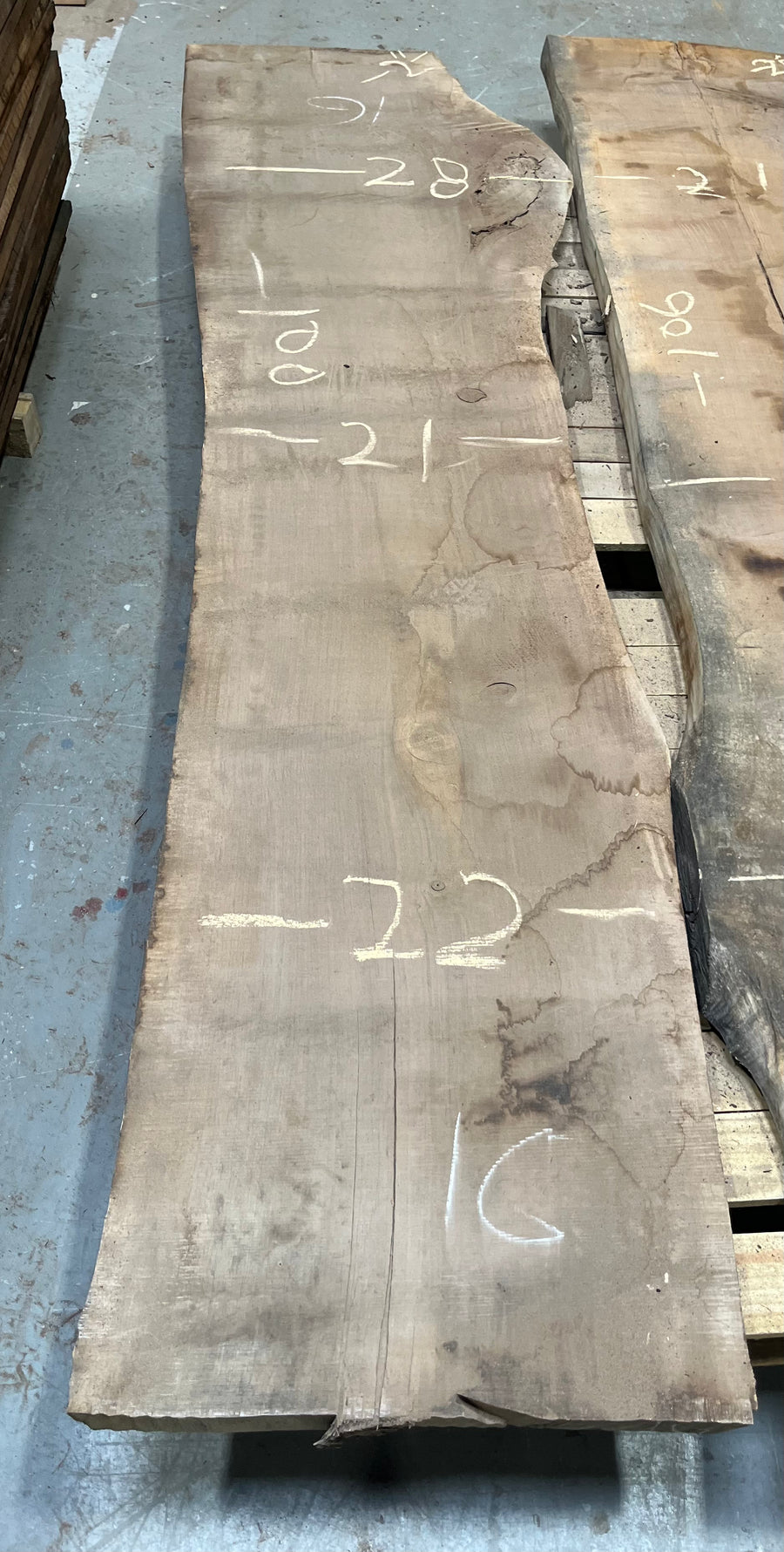 Black Walnut Live Edge Slab Bookmatch BWC119