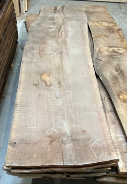 Black Walnut Live Edge Slab BWC19