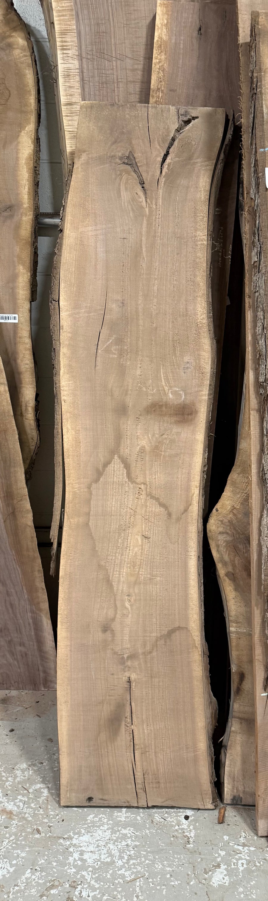 Black Walnut Live Edge Slab BW47