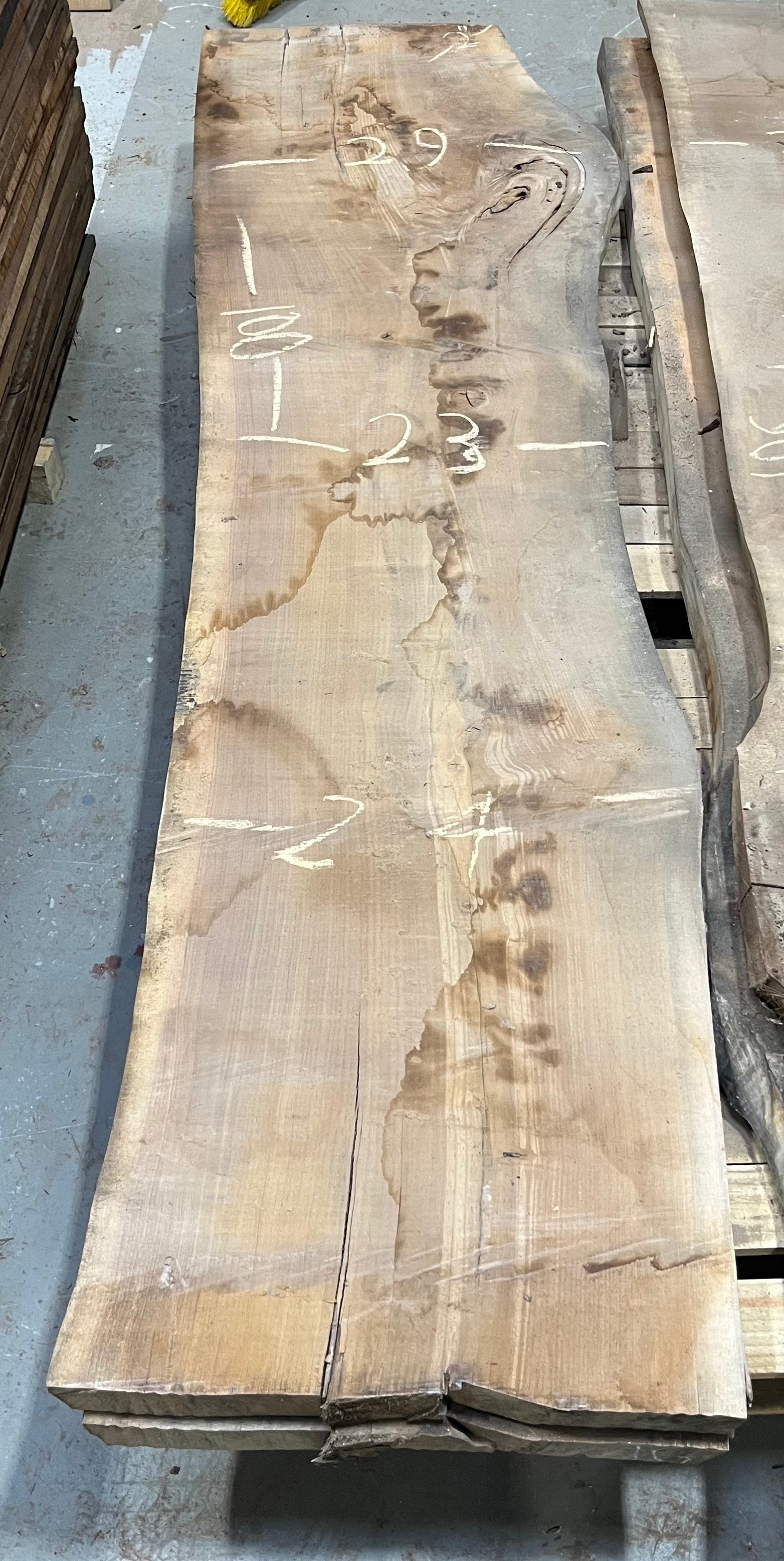 Black Walnut Live Edge Slab Bookmatch BWC118