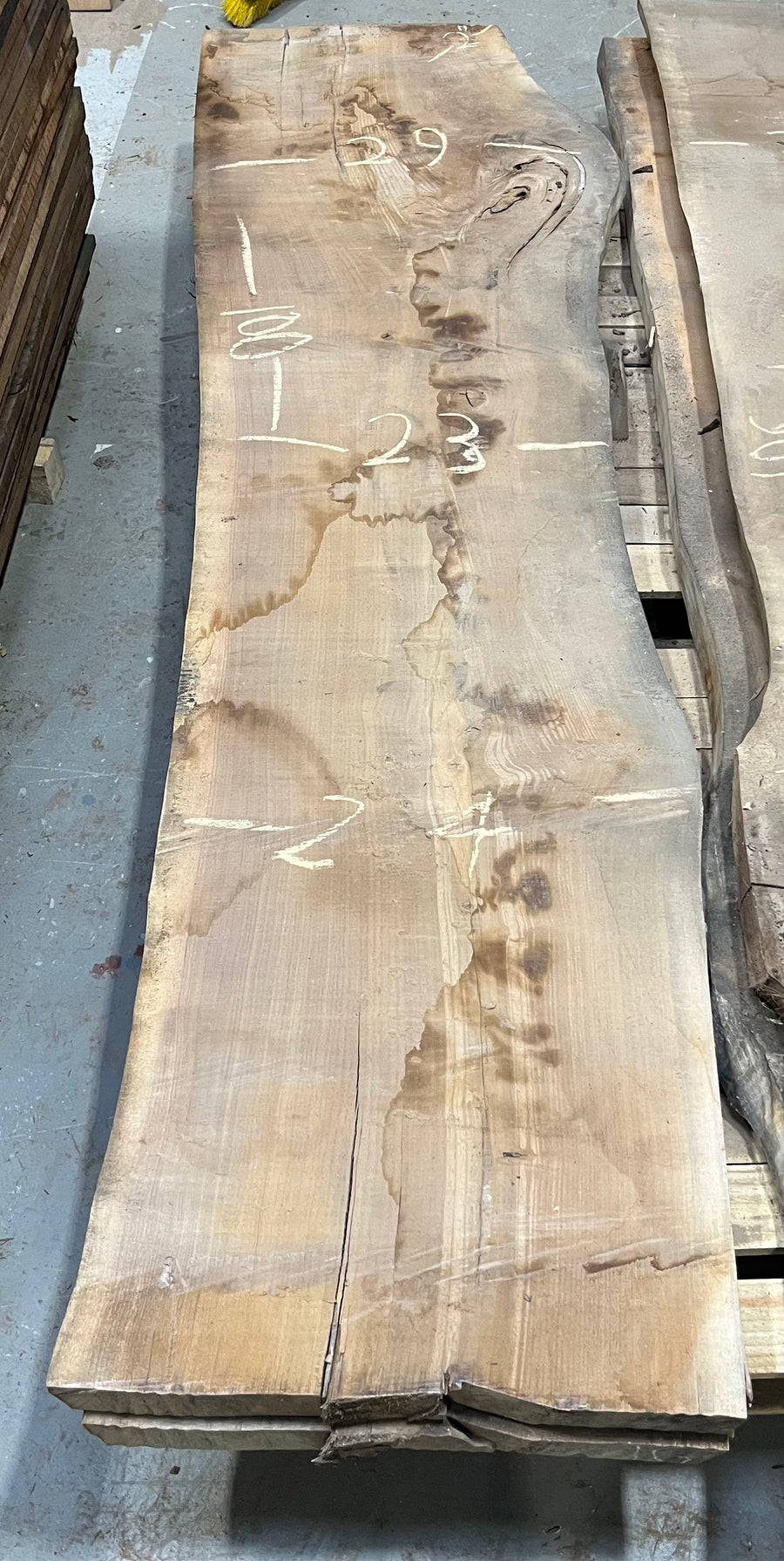 Black Walnut Live Edge Slab Bookmatch BWC118