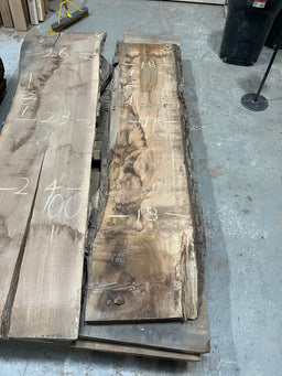 Black Walnut Live Edge Slab BWC115