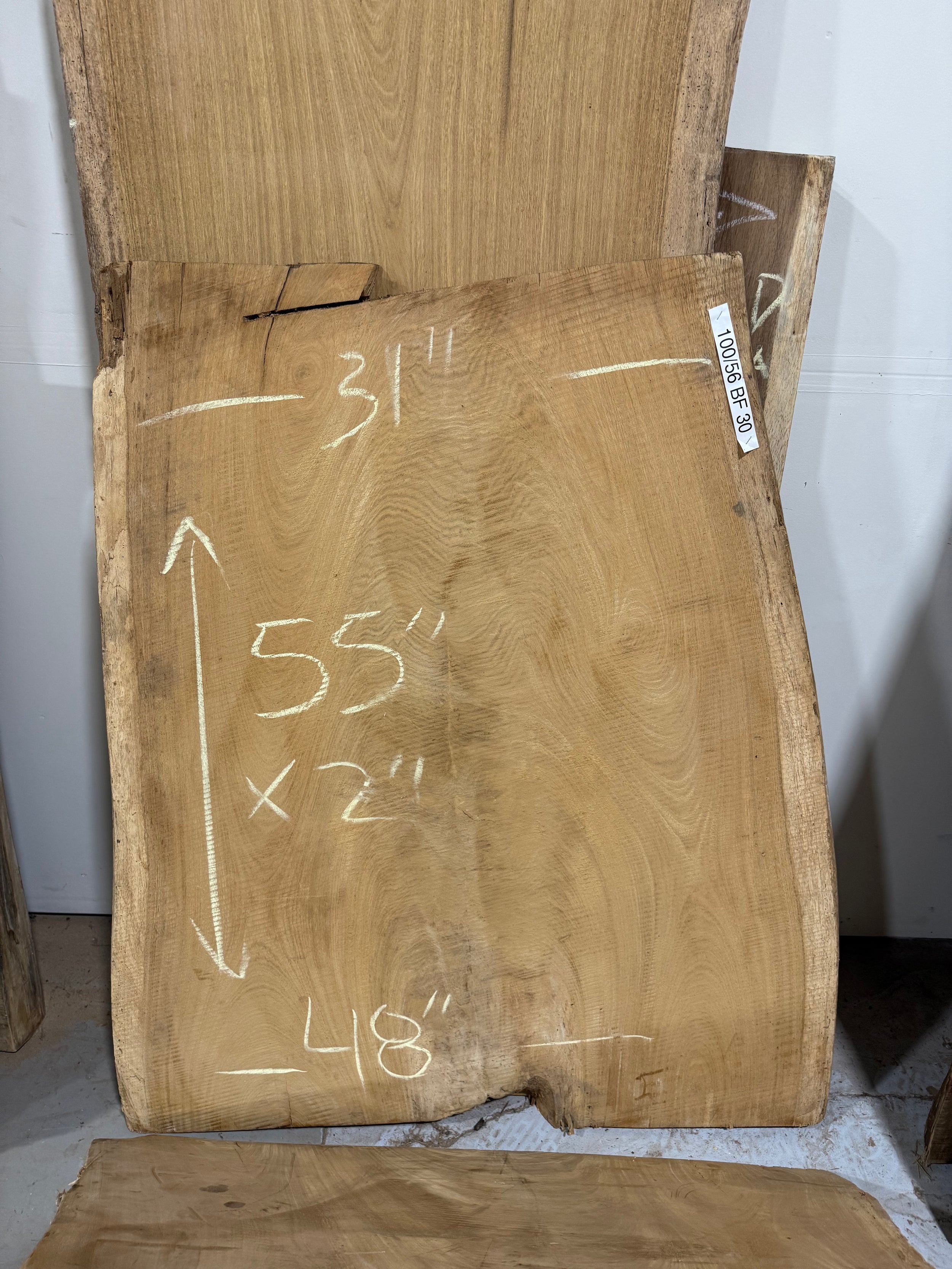 Blonde Mahogany Live Edge