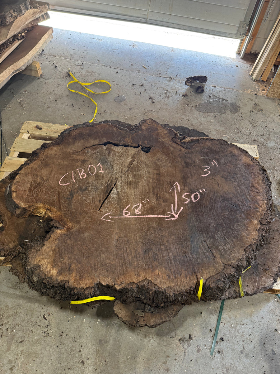 Claro Walnut Burl Slabs CLB01