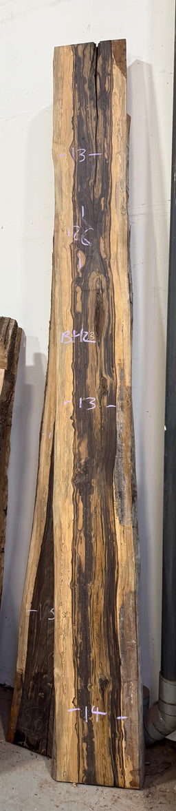 Black Heart Live Edge Slab BH03 13-14"x126"x2.5"