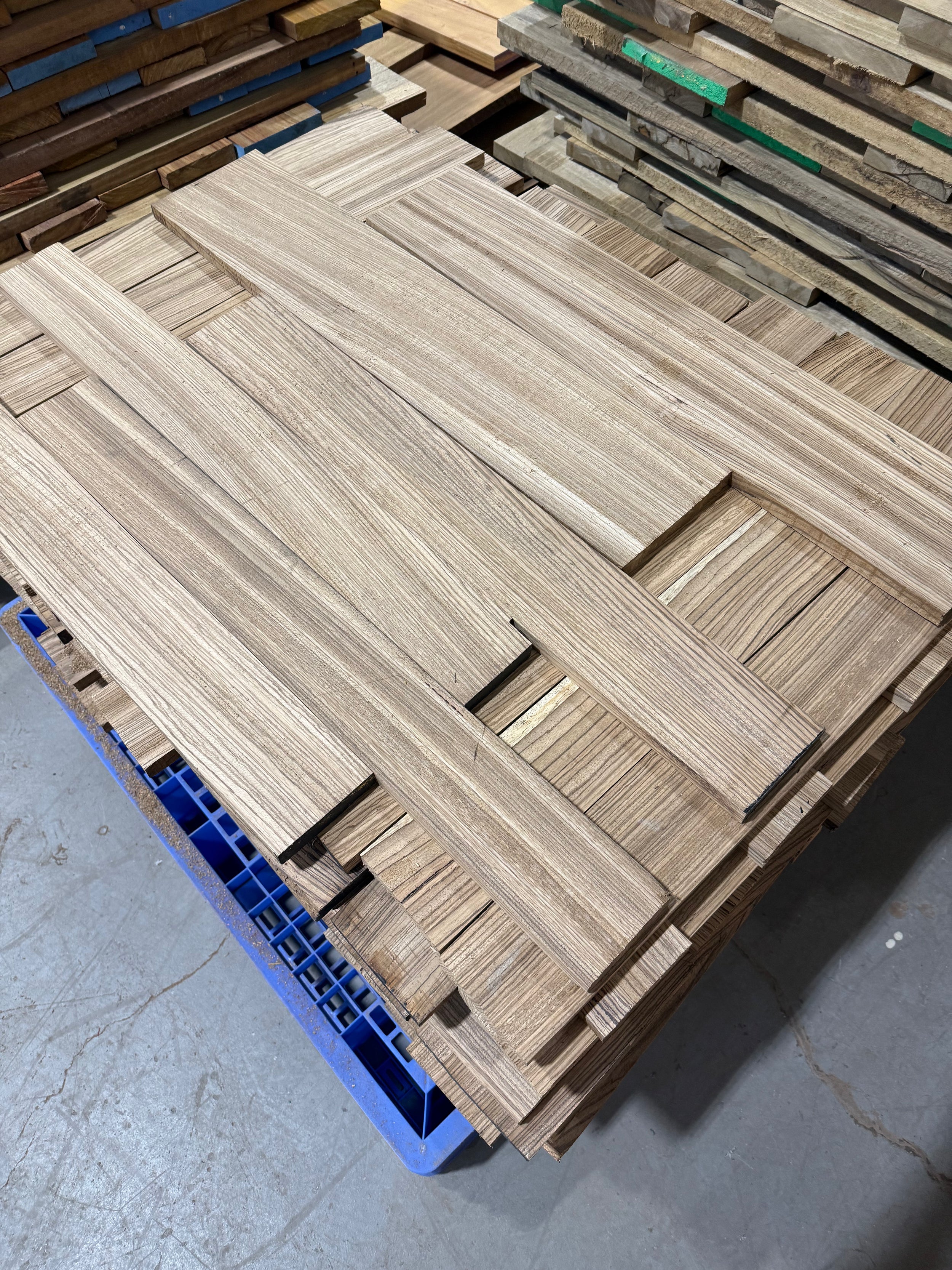 Zebra Wood 4/4 Flate Rate