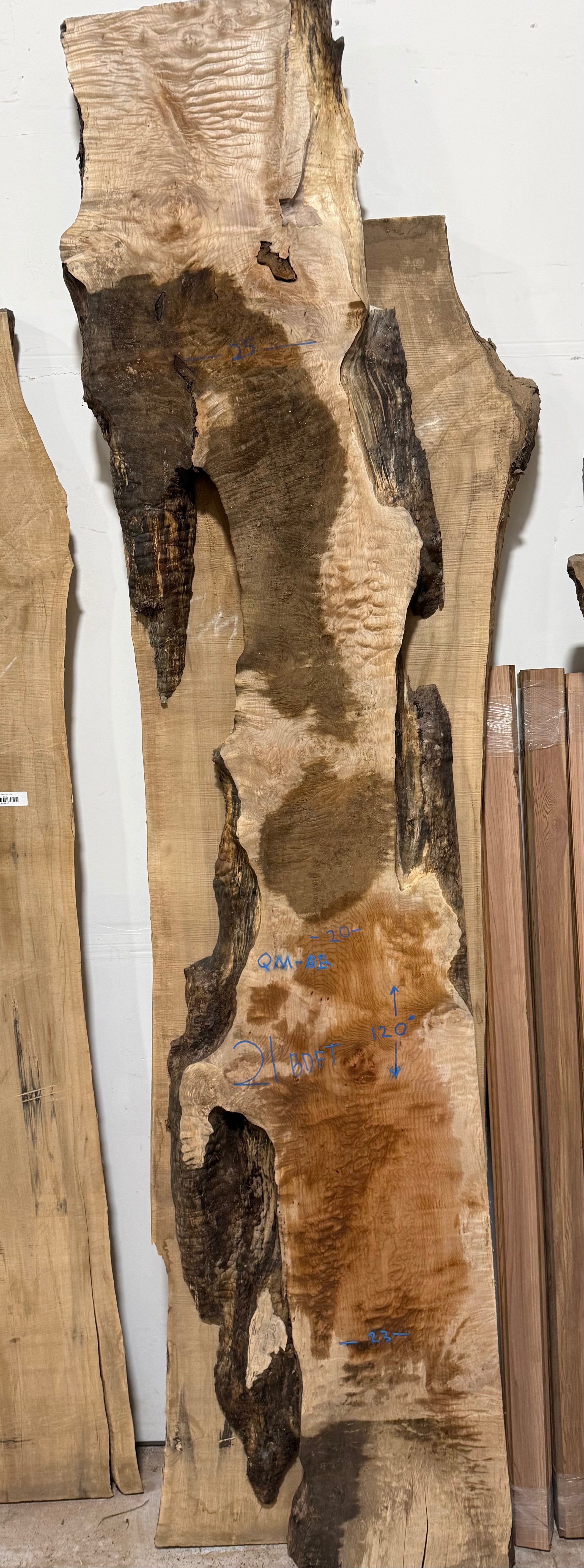 Quilted Maple Live Edge QM02