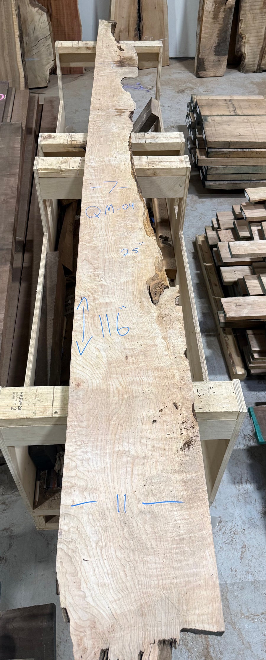 Quilted Maple Live Edge QM04