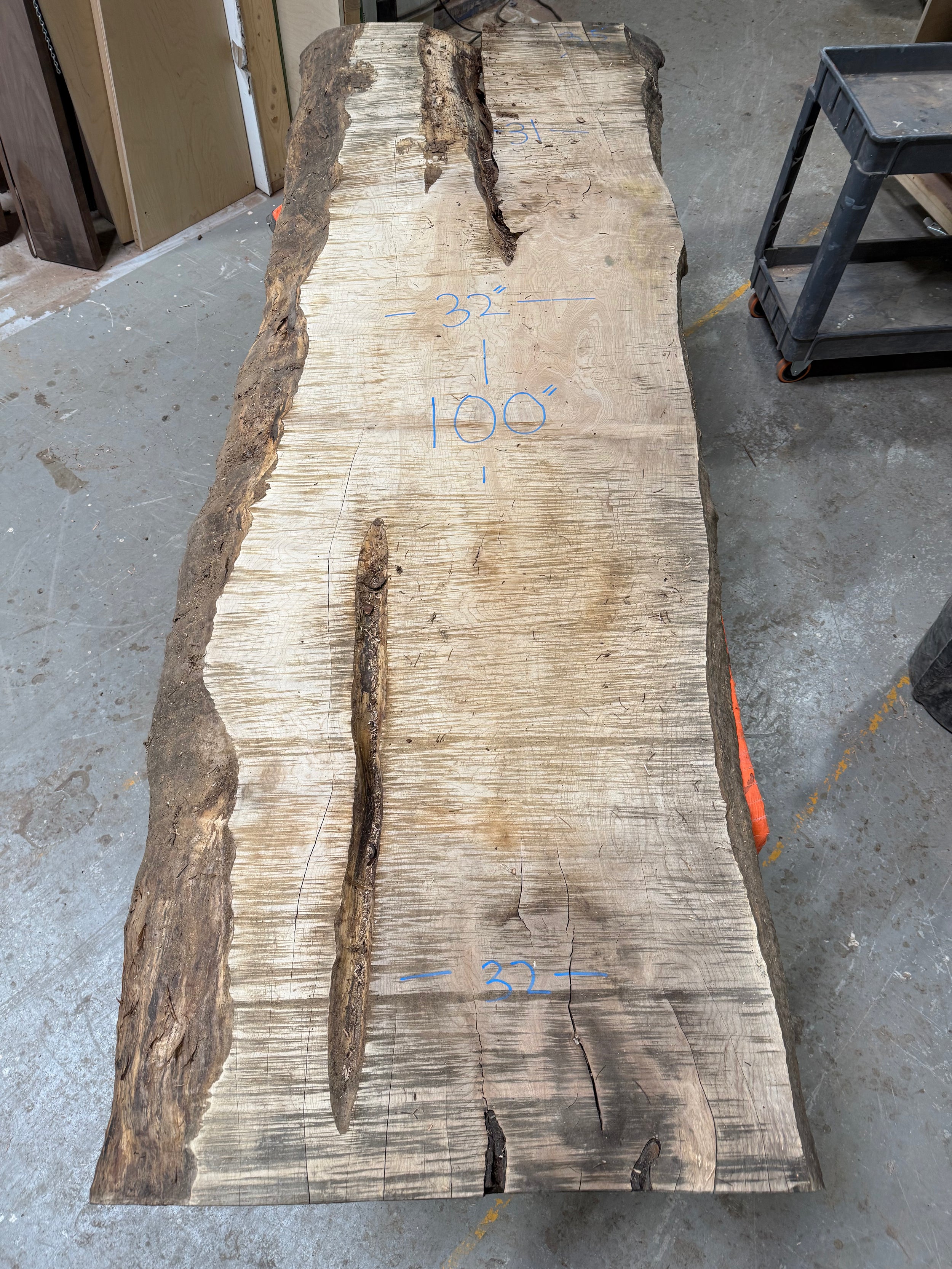 Curly Maple Live Edge CM03