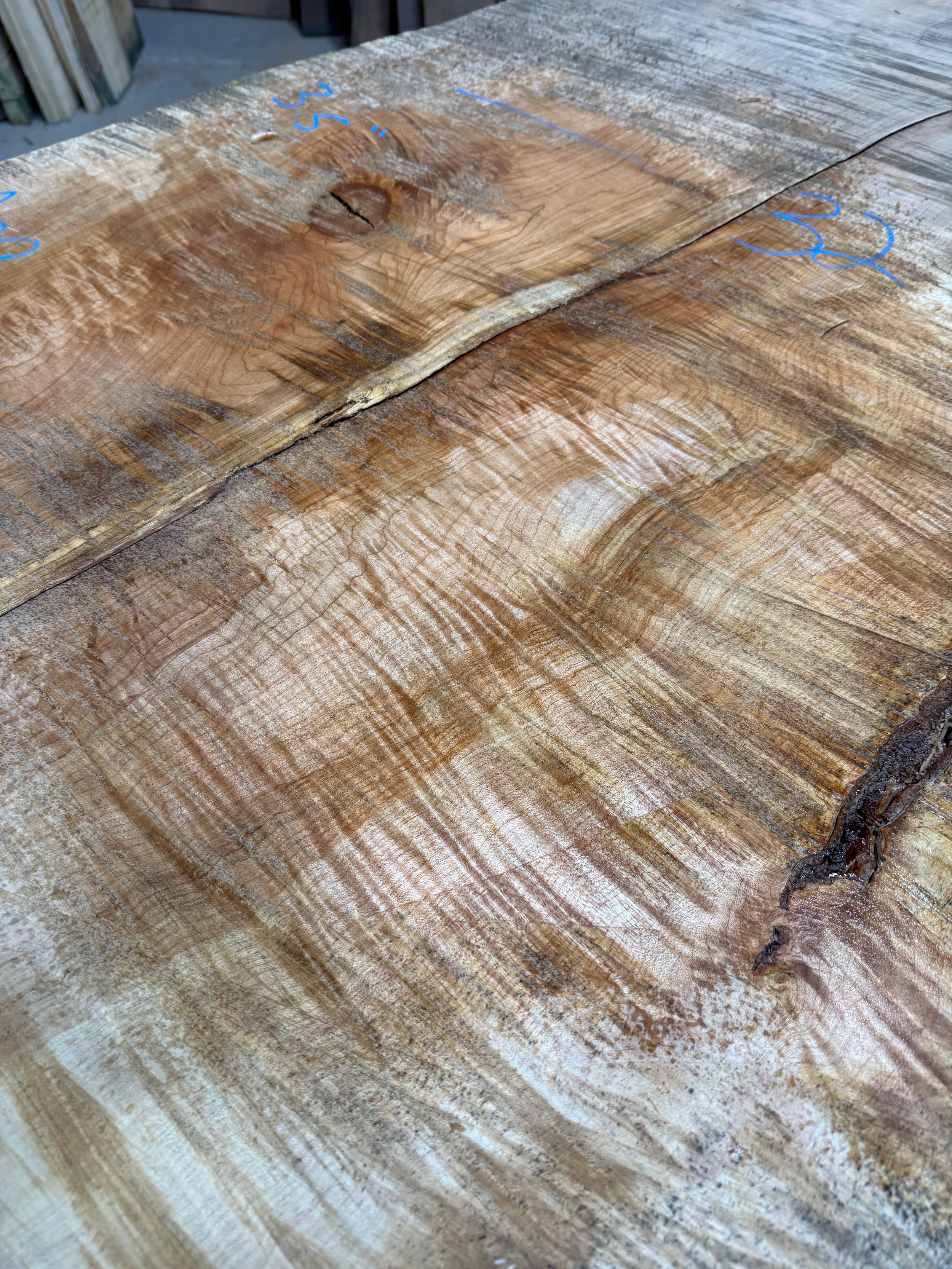 Curly Maple Live Edge CM04