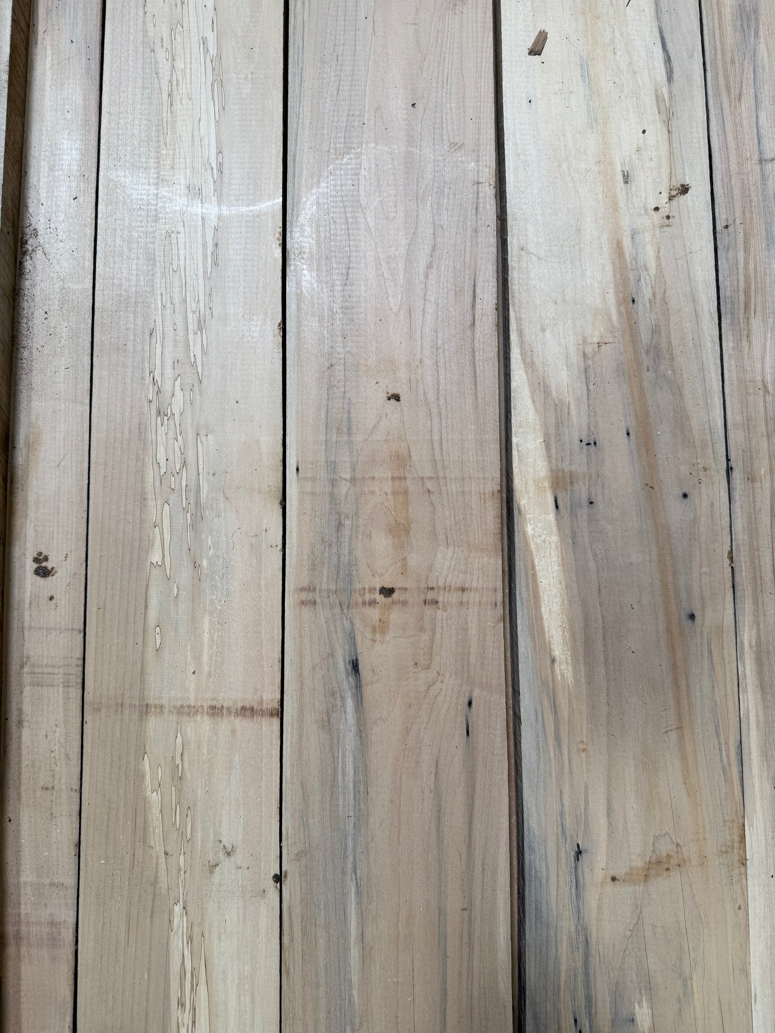 4/4 Spalted Maple Rough Sawn Lumber