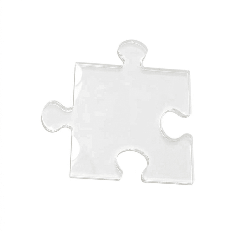 Acrylic Puzzle Piece Router Template Set – Precision Woodworking Routing & Milling Guide (2pcs) - Router Template - Kingma Lumber Edmonton