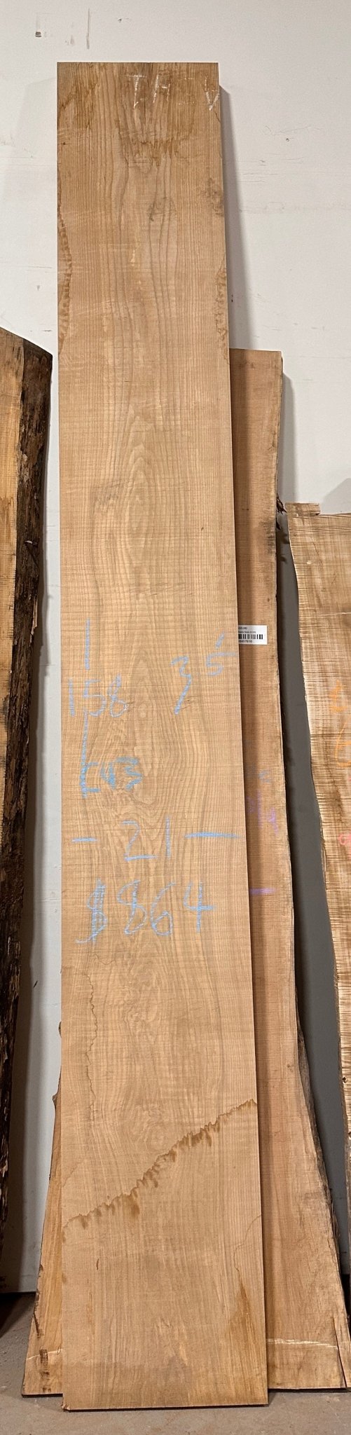 Ash Slab Bar Top Blank (C43) - Kingma Lumber