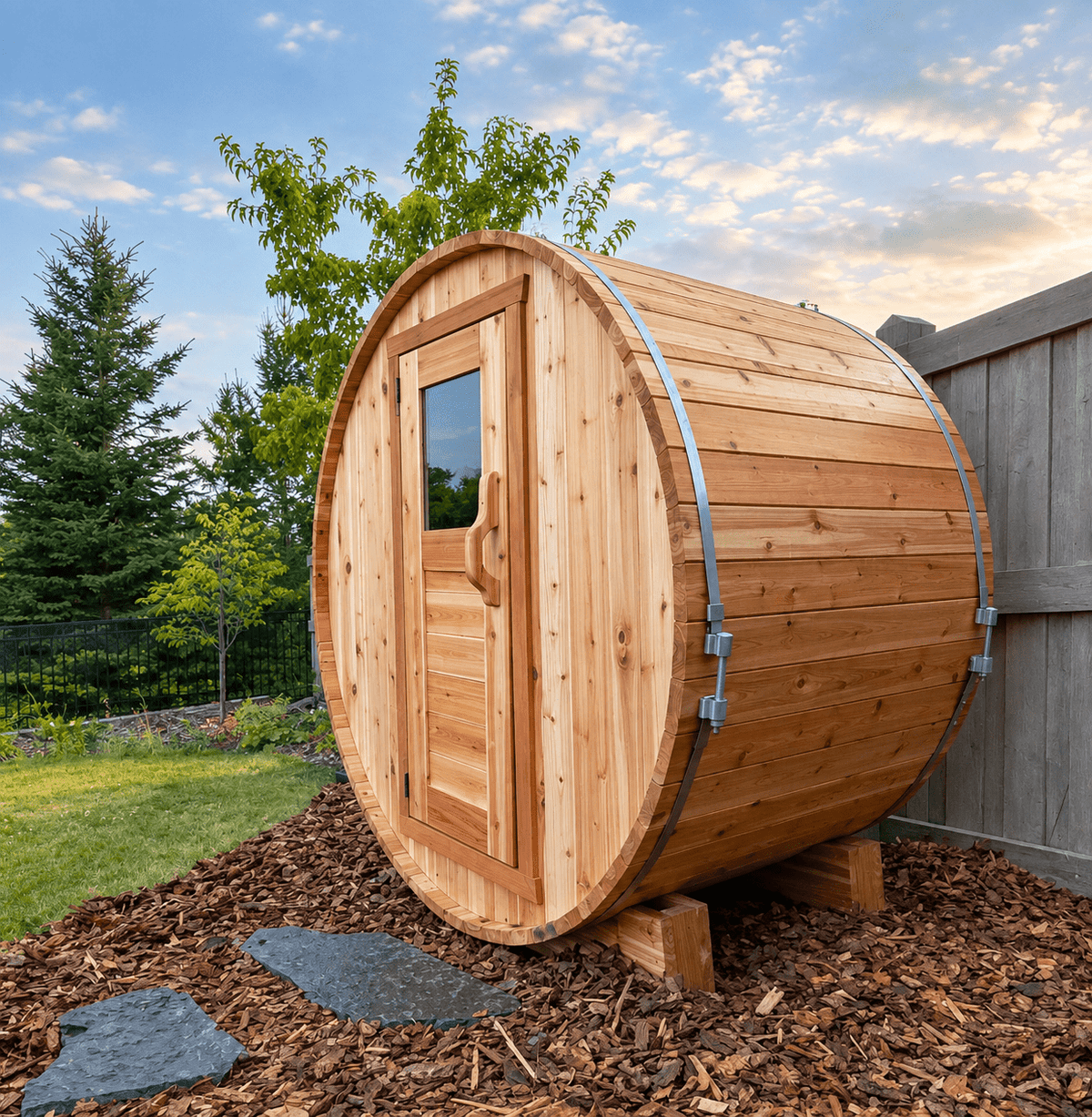 Barrel Sauna - Kingma Lumber Edmonton