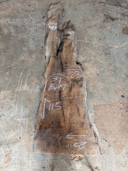 Big Leaf Maple Live Edge BLM23 22-28x115x2 - Live Edge Slab - Kingma Lumber Edmonton