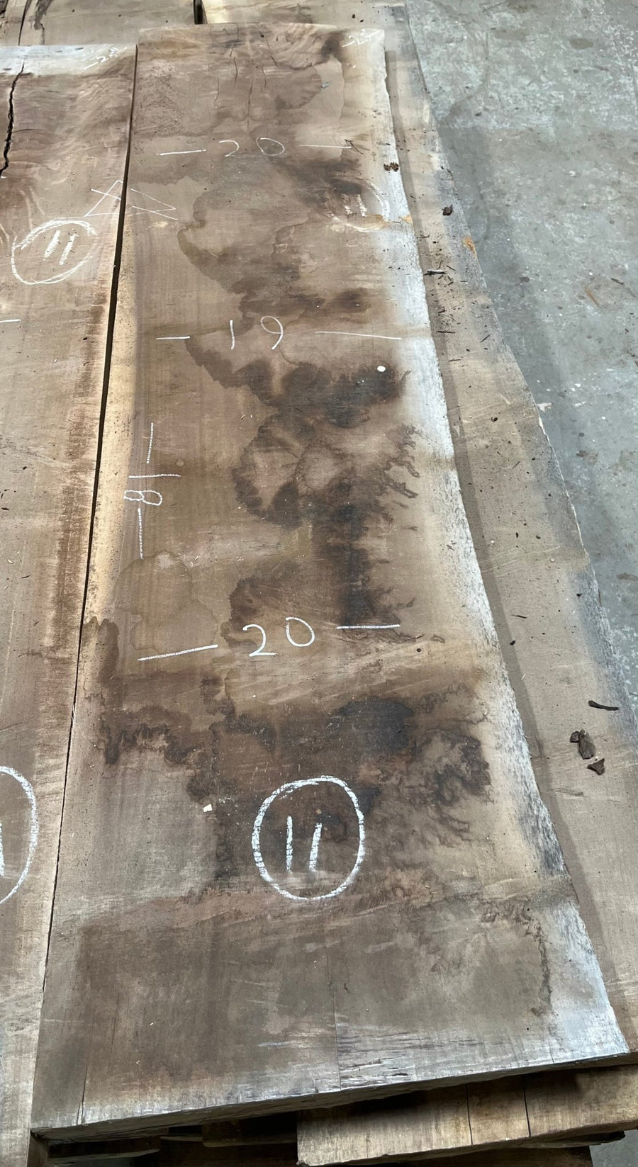 Black Walnut Live Edge Slab Bookmatch BWC16 - Kingma Lumber Edmonton