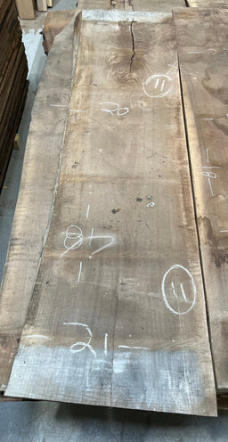 Black Walnut Live Edge Slab Bookmatch BWC17 - Kingma Lumber Edmonton