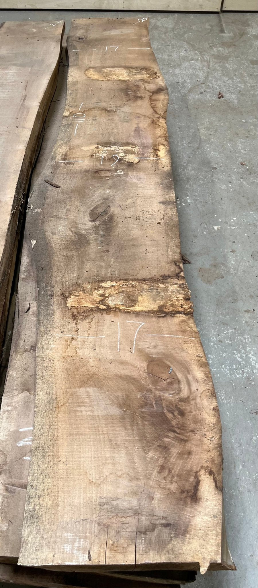 Black Walnut Live Edge Slab BWC110 - Kingma Lumber Edmonton
