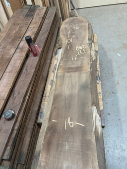 Black Walnut Live Edge Slab BWC121 - Kingma Lumber Edmonton