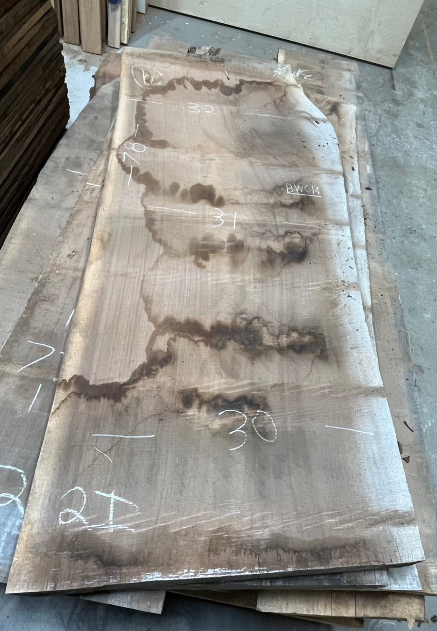 Black Walnut Live Edge Slab BWC14 - Kingma Lumber Edmonton
