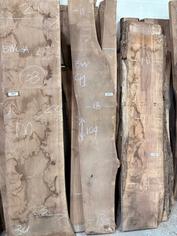 Black Walnut Live Edge Slab BWC91 (11-18x104x2) - Kingma Lumber Edmonton