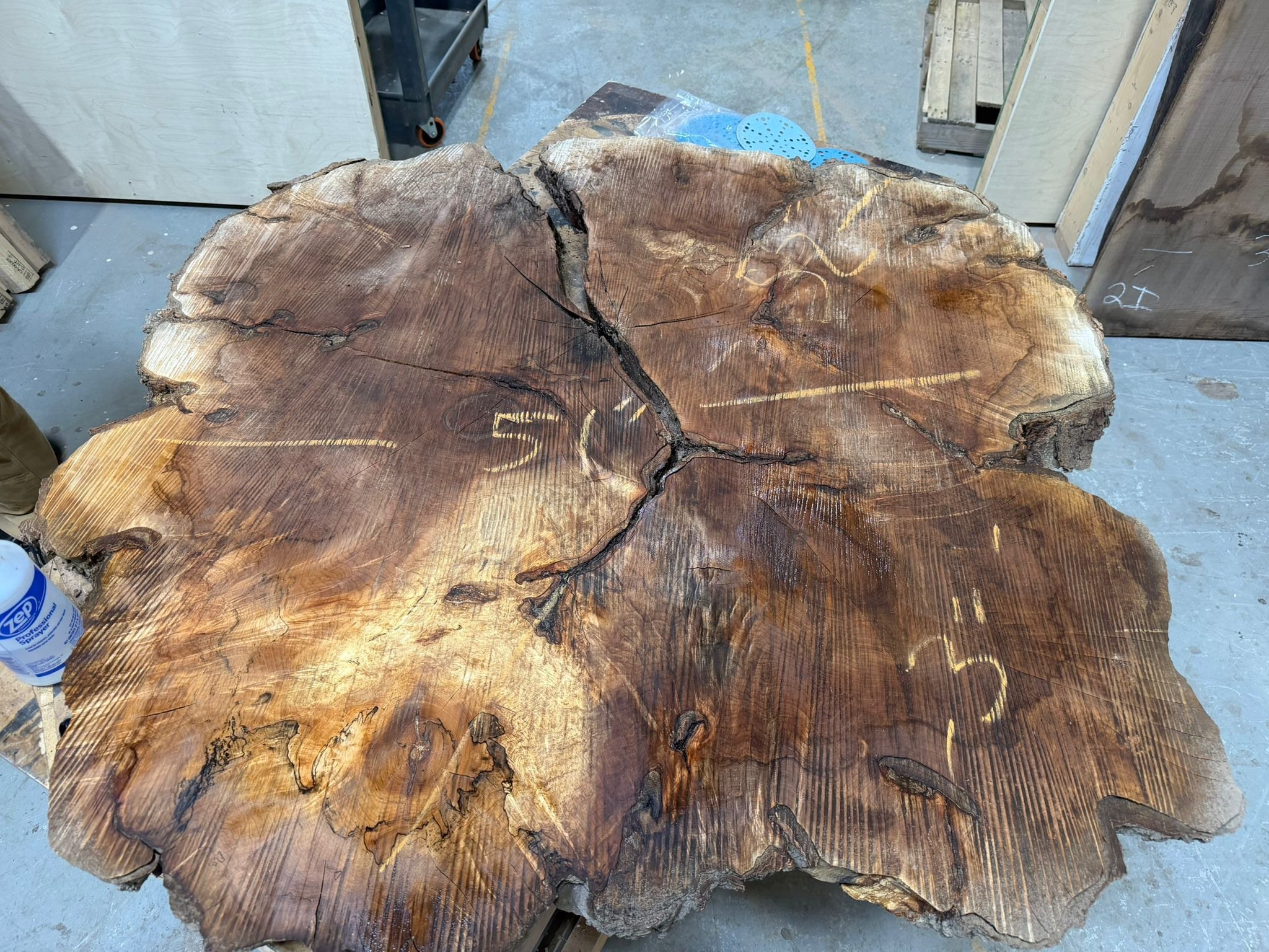 Black Walnut Spalted Tree Cookie BWR11 - Kingma Lumber Edmonton