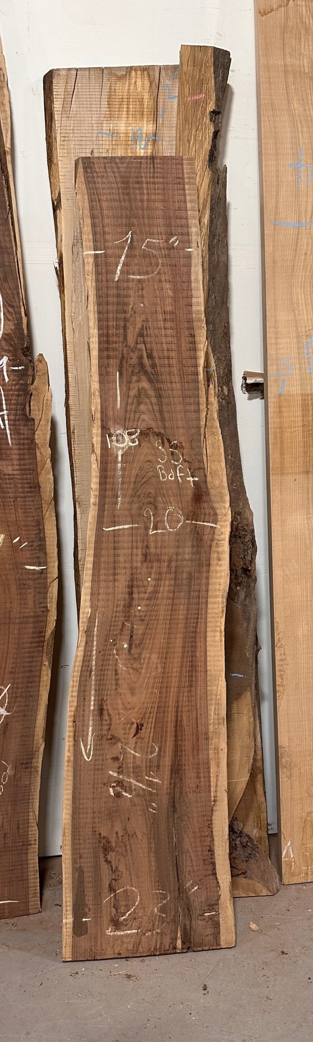 Bolivian Rose Wood RS2 - 20" Wide, 108" Tall, 2.5" thick - Kingma Lumber